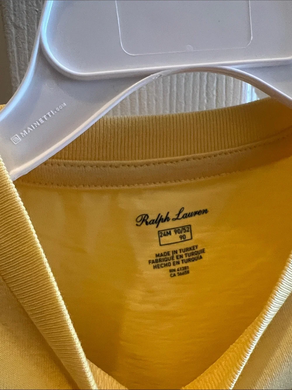Ralph Lauren Yellow Polo Bear Graphic Tee